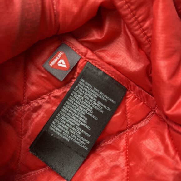 North Face Thermoball Puffer Vest Women Small Pink Colorblock Transitional Light - Picture 4 of 7